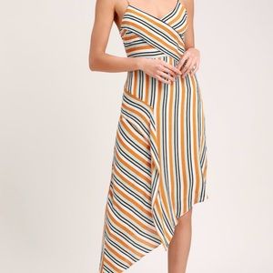 Brand new multi colored striped dress from LuLus